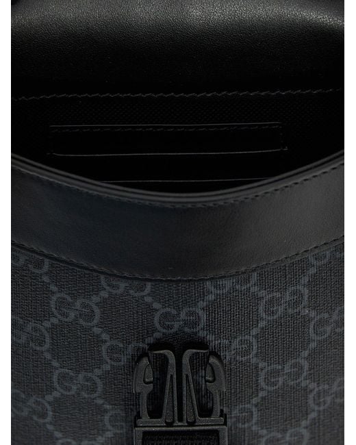 Bolso Bandolera Mini 'GG' Gucci de color Black