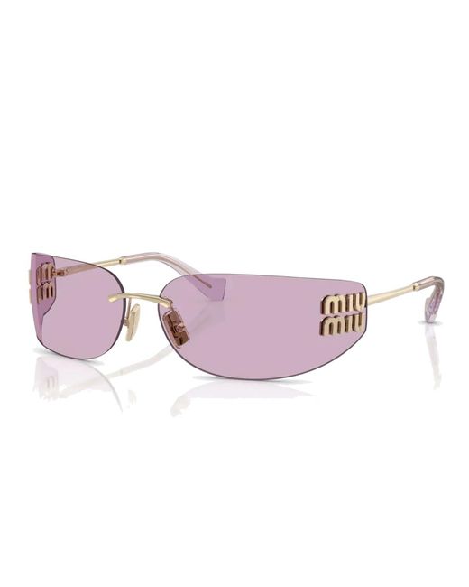 Miu Miu Pink Mua51 S Sunglasses for men