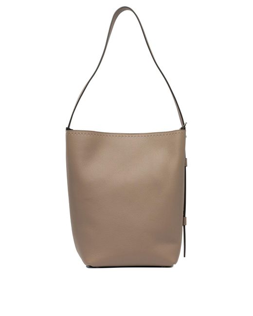 Max Mara White Archetipo Shoulder Bags