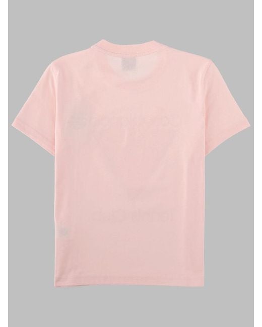 Casablanca Pink Casual Mini T-Shirt For