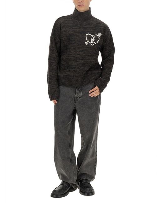 Etudes Studio Gray Jeans Wide Leg for men