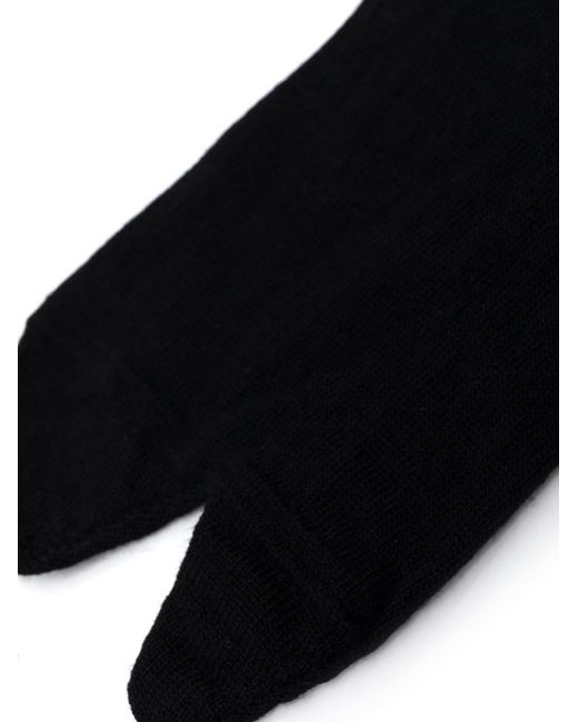 Maison Margiela Black Tabi Knee-High Socks for men
