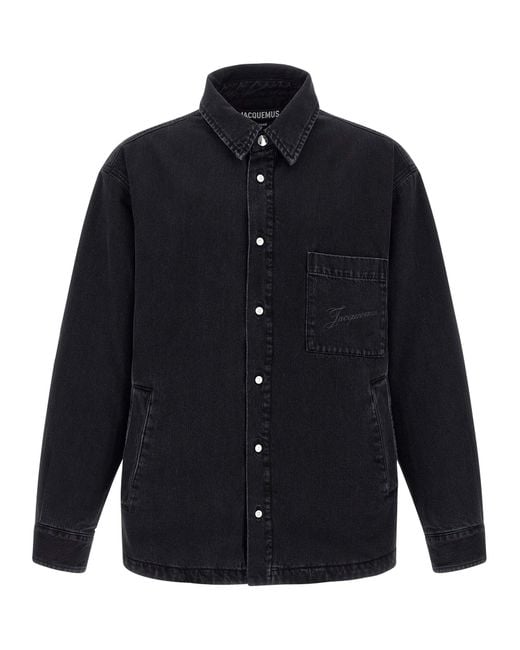 Camicia boulanger di Jacquemus in Black da Uomo