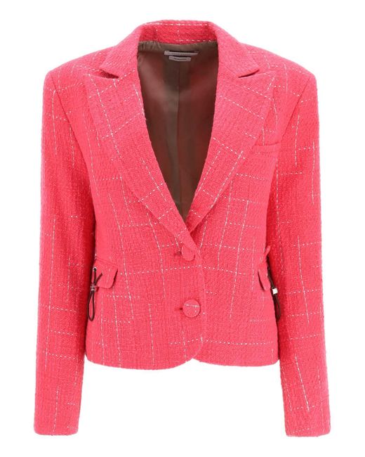 'Theo' boucle 'chaqueta Saks Potts de color Pink