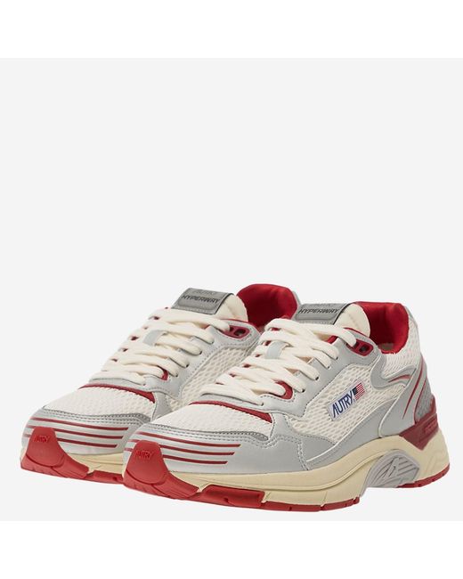 Autry White Hyperway Sneakers for men