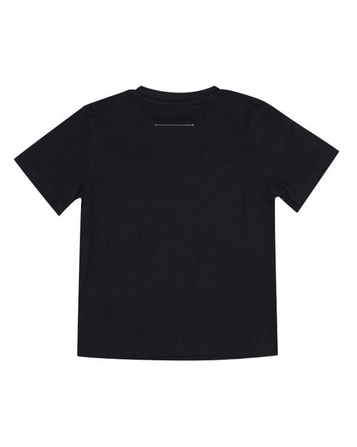 MM6 by Maison Martin Margiela Black T Shirts And Polos