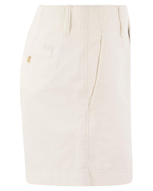 Twill Chino Shorts Polo Ralph Lauren en coloris White