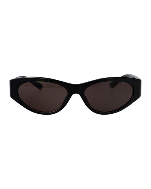 Occhiali Da Sole Ovali Bb0367 S 001 di Balenciaga in Black