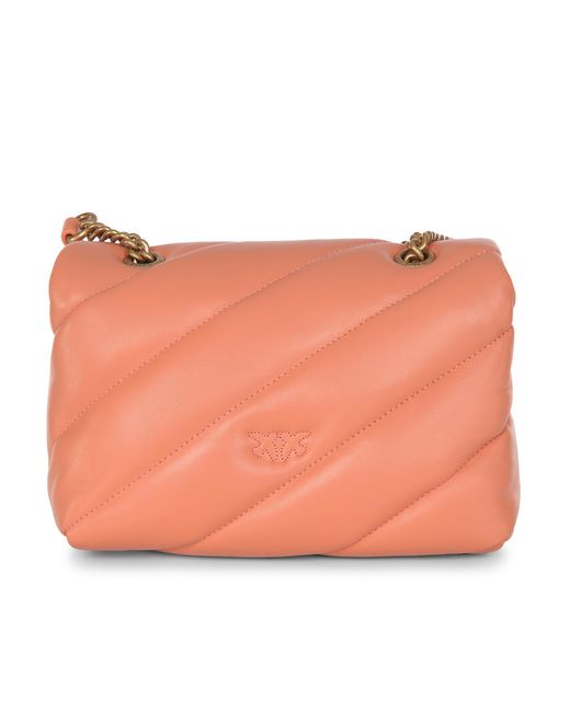Pinko Pink 'Love Mini Puff' Tasche in weichem Nappa -Leder