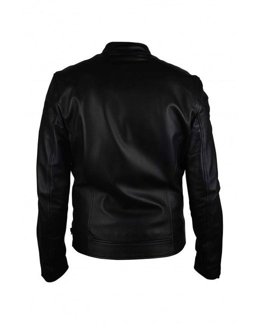 Philipp Plein Black Biker Jacket