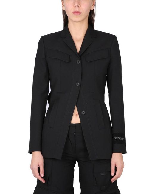 Off-White c/o Virgil Abloh Black Dry Toybox Jacket