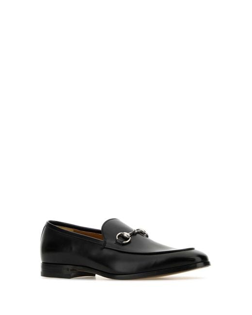 Gucci Black Horsebit Leather Loafer for men