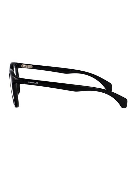 Moncler Black Shiny Acetate Glasses
