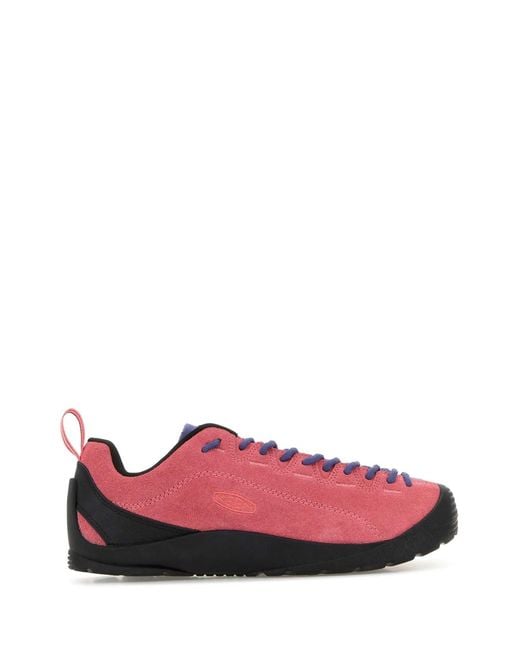 Keen Pink Suede Jasper Sneakers