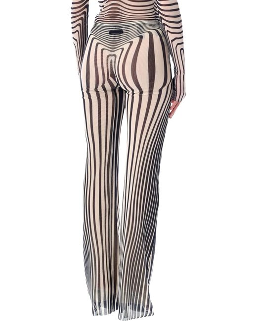 Jean Paul Gaultier Multicolor Re-Edition Body Morphing Tulle Pants
