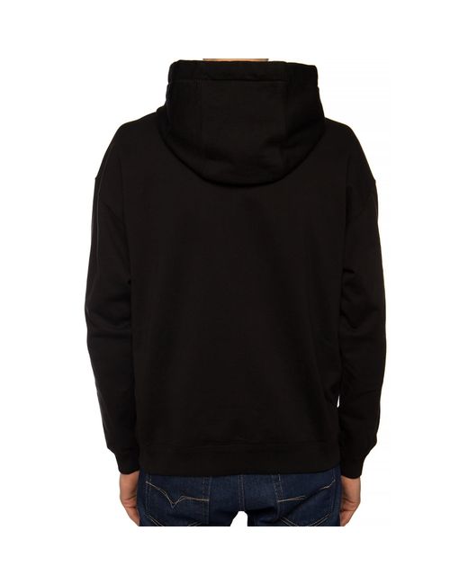 Versace Black Logo Hooded Sweatshirt for men