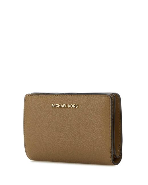 MICHAEL Michael Kors Brown Cappuccino Leather Wallet