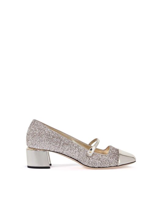 Jimmy Choo White 'Mary Jane Elisa