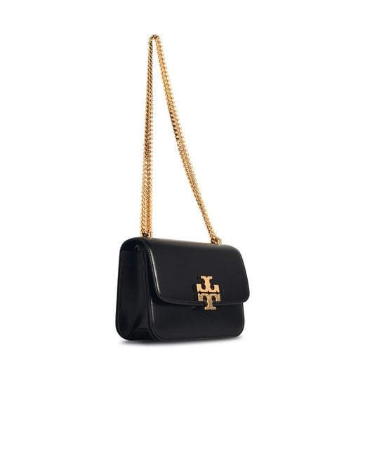 Tory Burch Black 'Eleanor' Lear Crossbody Bag