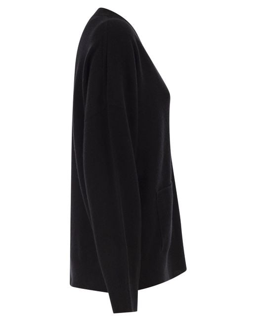 Vanisé Black Cashmere Cardigan
