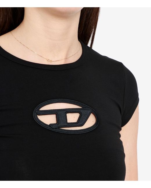 Camisetas y polos negros DIESEL de color Black