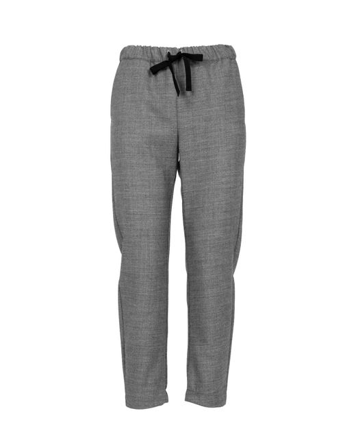 Semicouture Gray Trousers