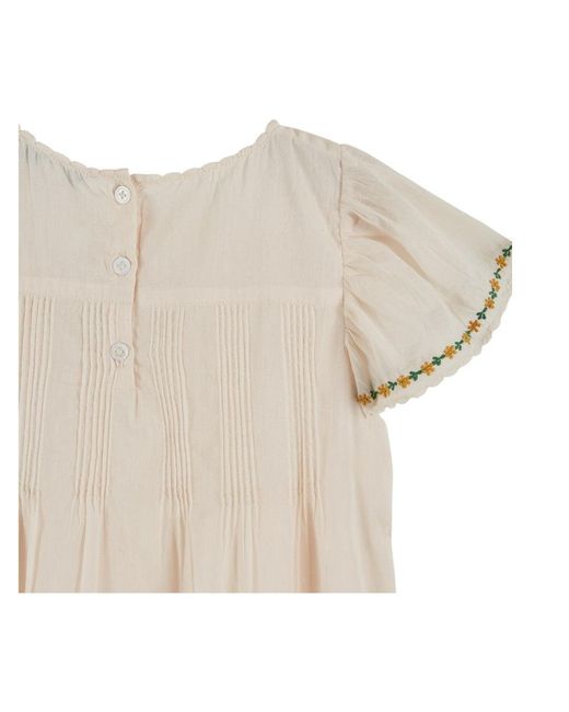 Emile Et Ida Natural Vestito Robe Brodee