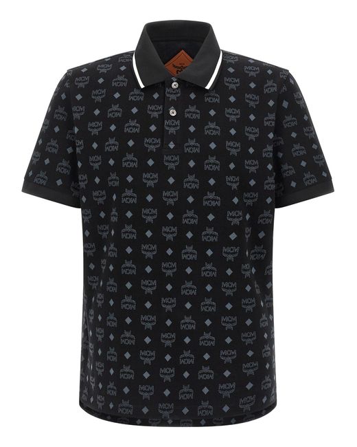 MCM Press-poloshirt in het Black voor heren