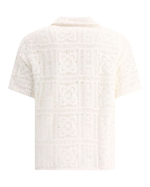 NN07 Nn07 "julio Crochet" Shirt in het White voor heren