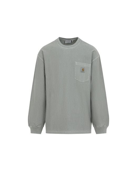 Carhartt Gray Shady L/Loose Pocket T-Shirt