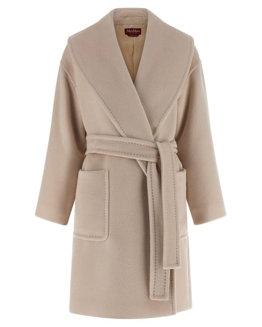 Max Mara 'cloruro' Jas in het Natural