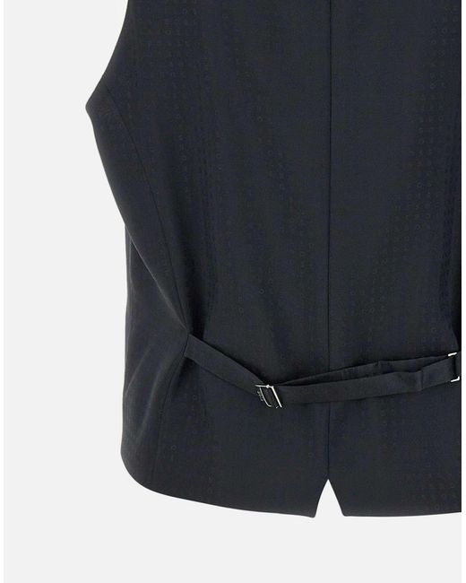 Boss Blue H Huge Wool Vest for men