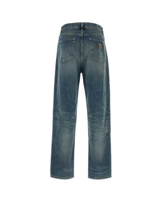 Carhartt Blue Mid Rise Jeans for men