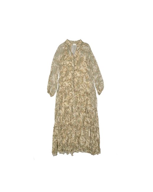 Zamattio Natural Silk Long Dress