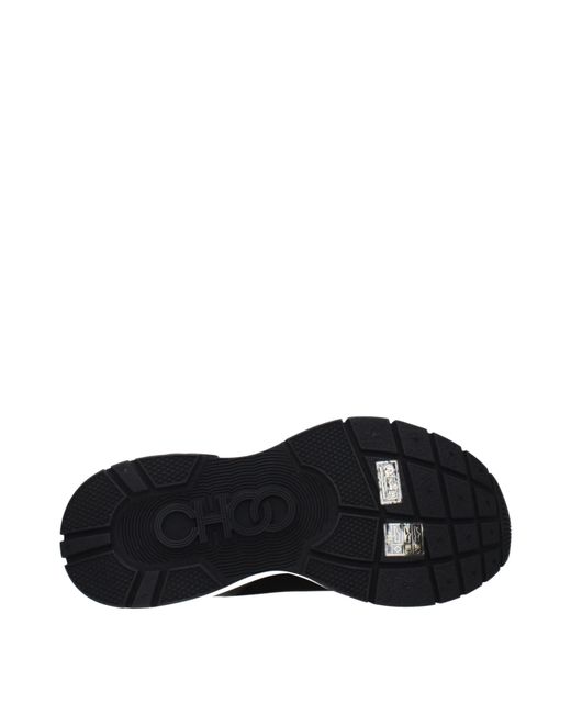 Jimmy Choo Black Landon Sock Boots Fabric