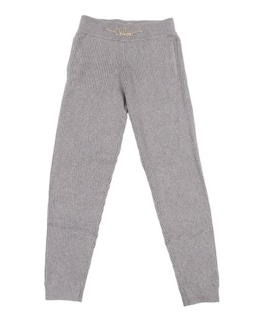 Chloé Pantalone-tricot in het Gray