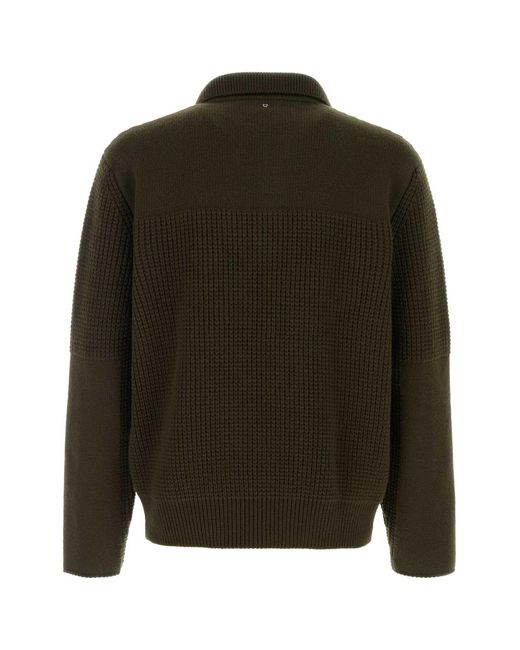 Ferragamo Green Salvatore Wool Sweater for men