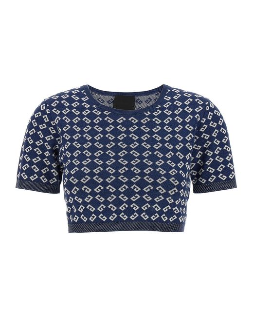 Givenchy Blue 'Cropped' Top