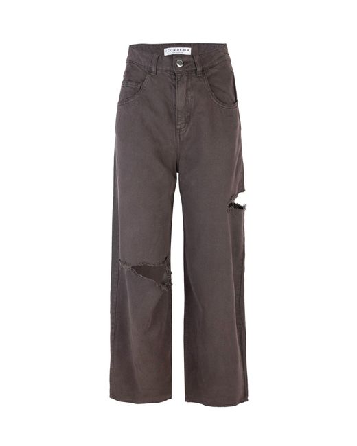ICON DENIM Jeans Poppy Bruin in het Gray
