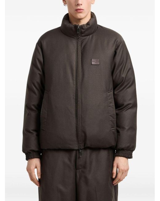 Emporio Armani Black Short Down Jacket for men