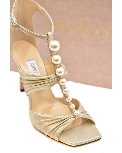 Jimmy Choo Metallic Sandals
