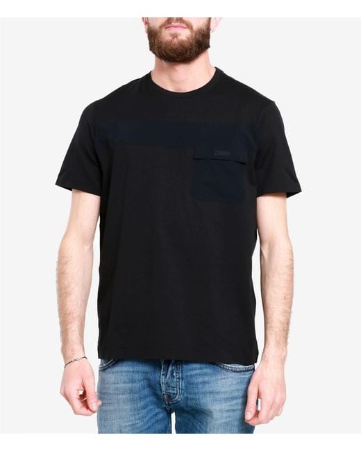 Herno Black T Shirts And Polos for men
