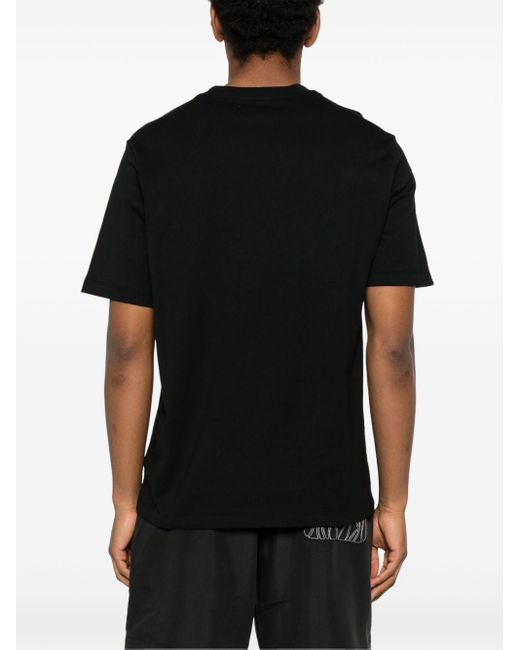 Amiri Bold Graphic Print Crew Neck T-Shirt in Black für Herren