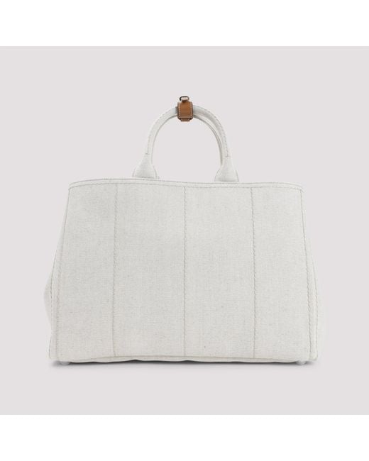 Prada White Einkaufstasche