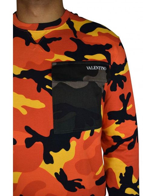 Valentino Garavani Orange Sweater for men