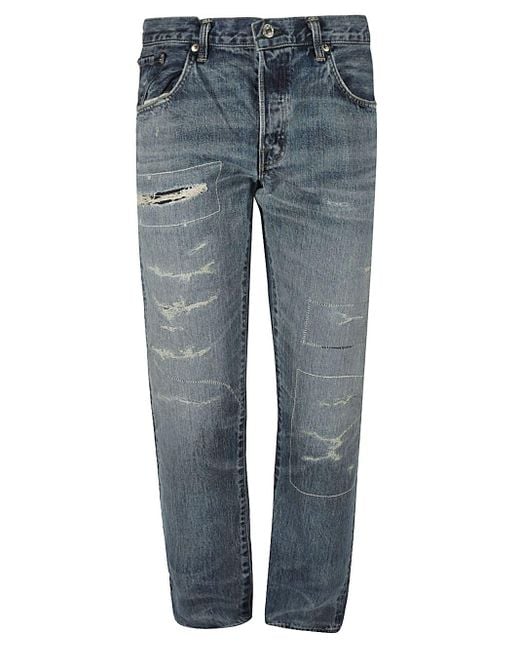 Edwin Blue Regular Tapered Denim Jeans for men