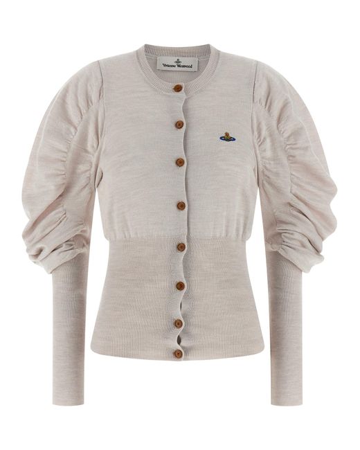 Vivienne Westwood White 'eli' Cardigan