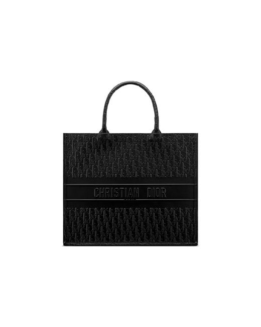 Dior Black Calfskin Tote Bag