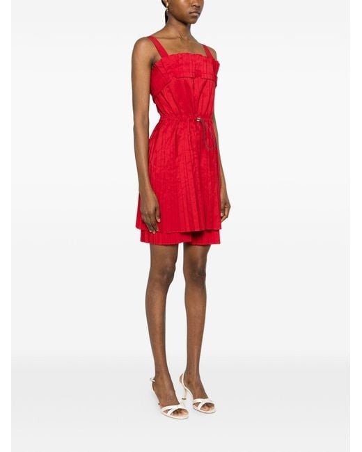 Fendi Red Silk Top