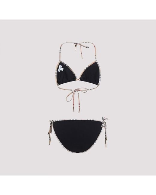Burberry Polyamide Bikini in het White